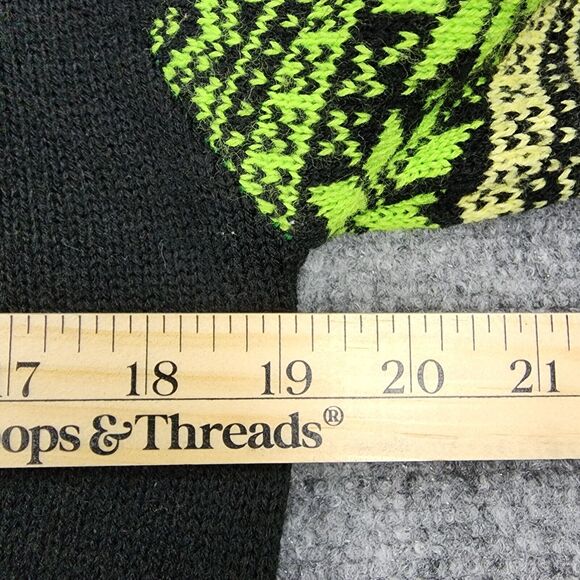 Rick and Morty Sweater Mens Medium Long Sleeve Crew Neck Adult Swim Christmas - Picture 5 of 12